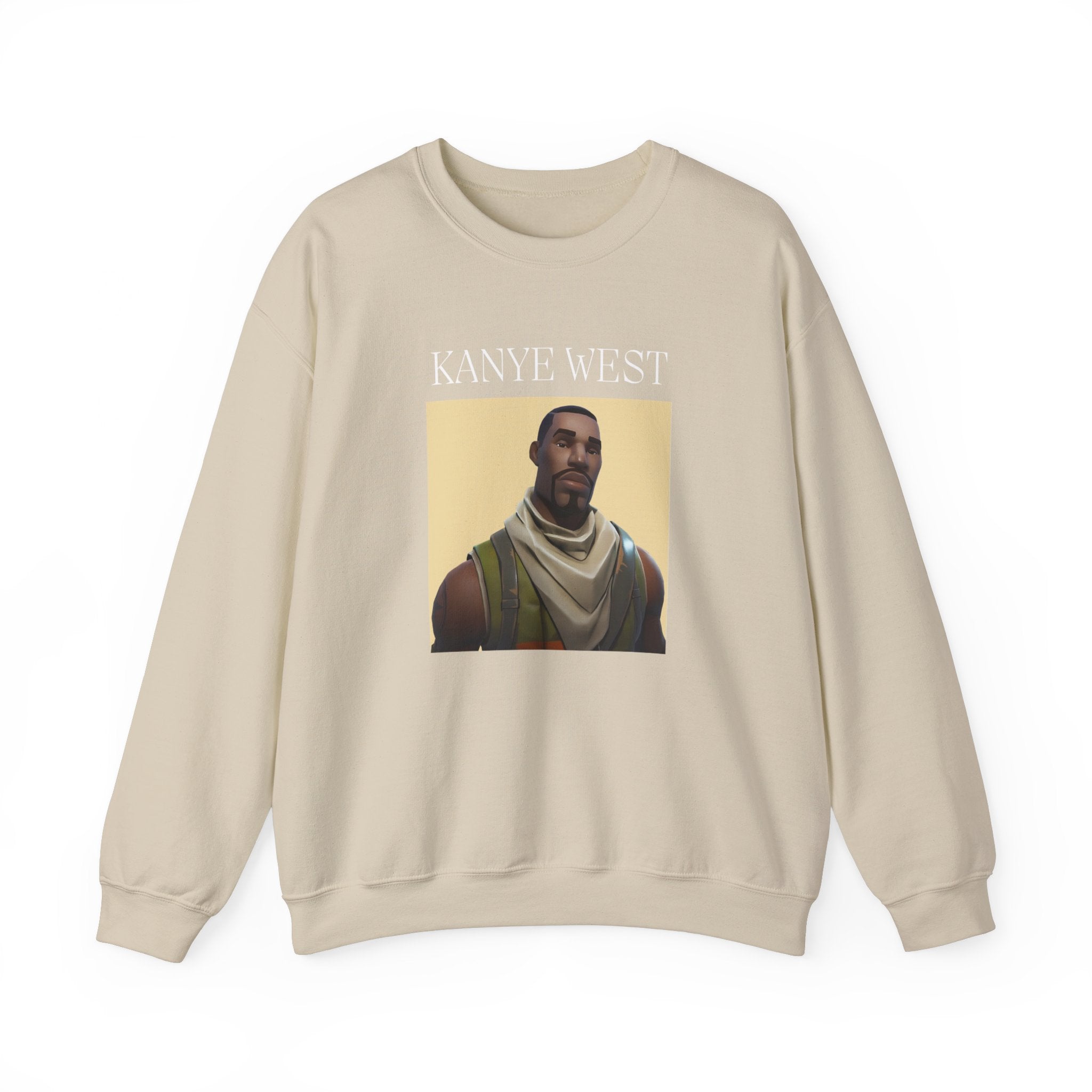 Kanye West Fortnite Fun Unisex Sweatshirt, Heavy Blend™ Crewneck Featuring Meme Graphics, Gamer &amp; Music Fan Merch