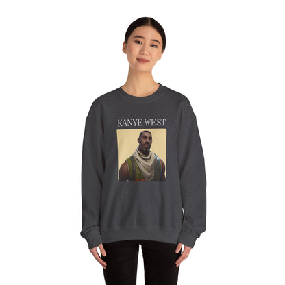 Kanye West Fortnite Fun Unisex Sweatshirt, Heavy Blend™ Crewneck Featuring Meme Graphics, Gamer &amp; Music Fan Merch