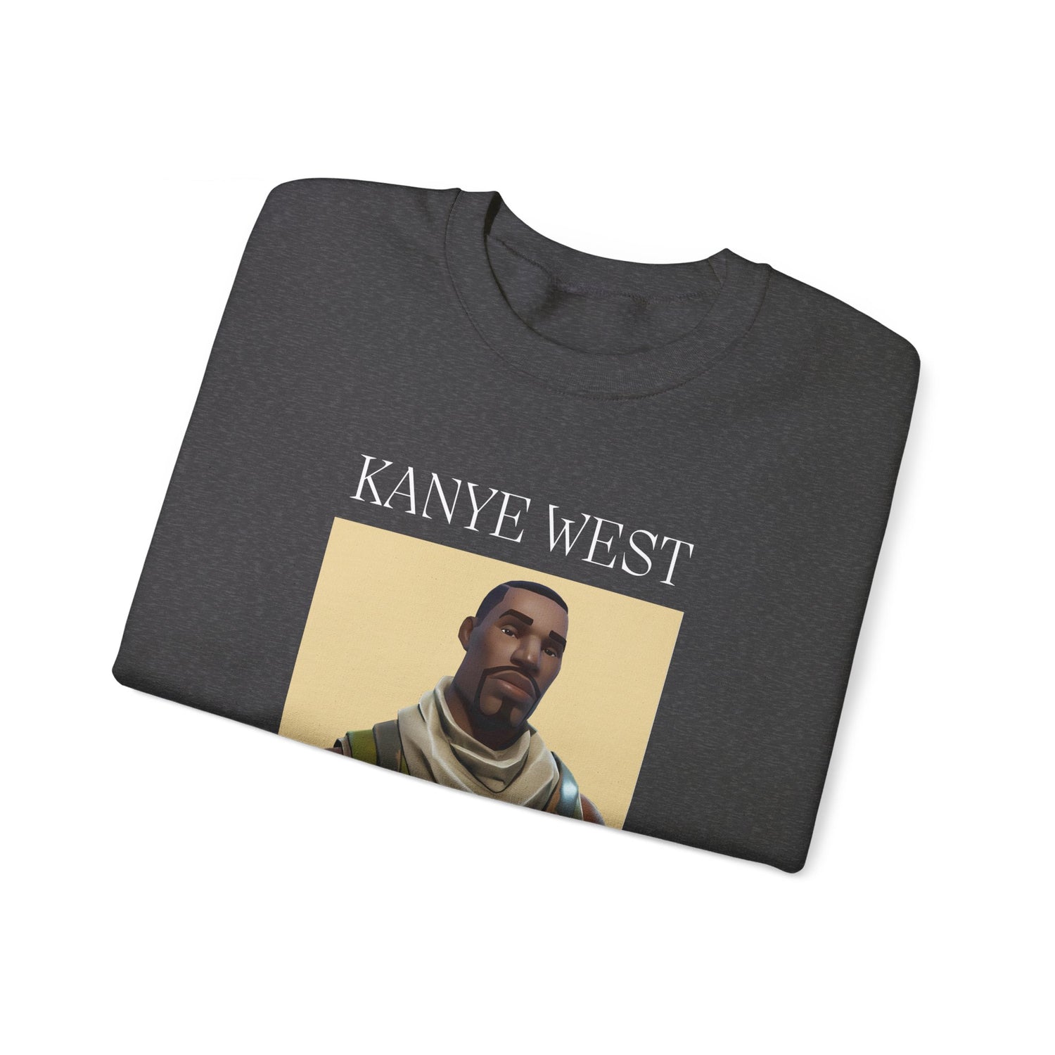 Kanye West Fortnite Fun Unisex Sweatshirt, Heavy Blend™ Crewneck Featuring Meme Graphics, Gamer &amp; Music Fan Merch