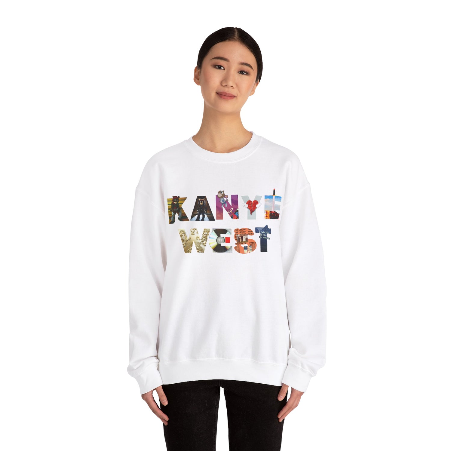 Kanye West Album Covers Unisex Heavy Blend™ Crewneck Sweatshirt