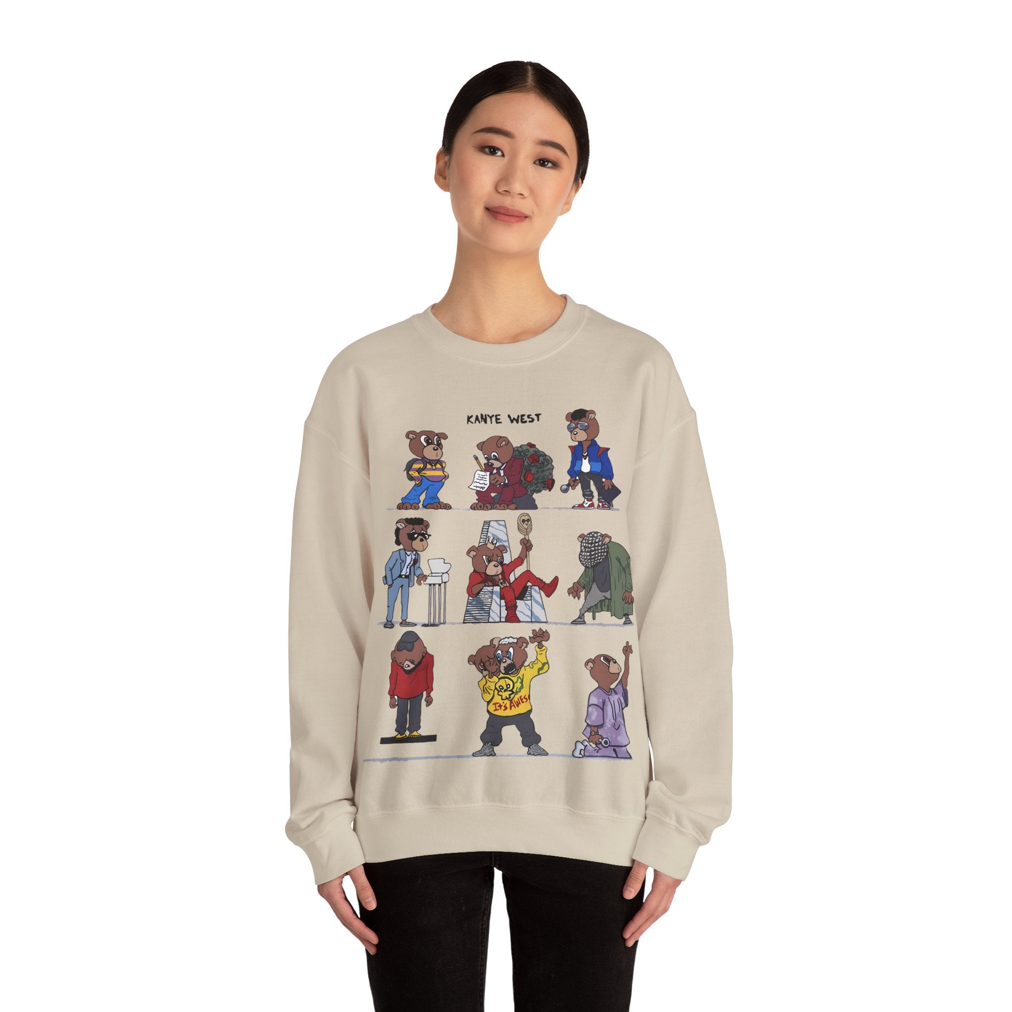 Kanye West Bears Unisex Heavy Blend™ Crewneck Sweatshirt