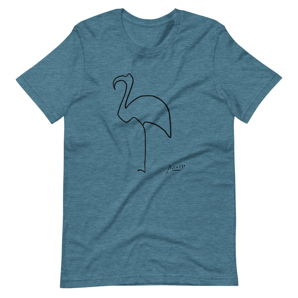 Pablo Picasso Flamingo Short-Sleeve Unisex T-Shirt - Pirend