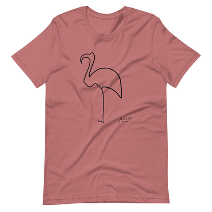 Pablo Picasso Flamingo Short-Sleeve Unisex T-Shirt - Pirend